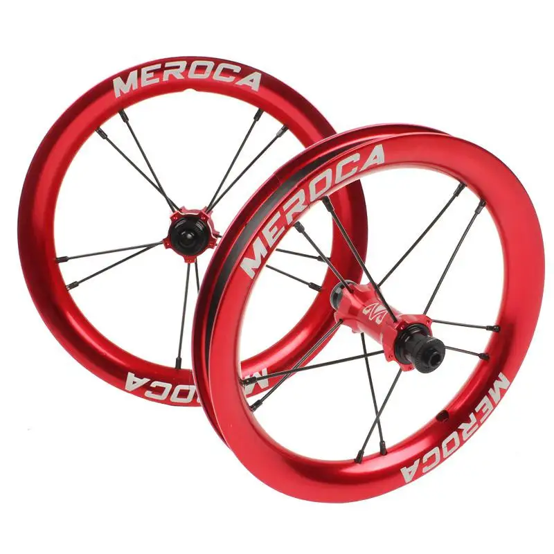1 Pair 12 Inch Push Bike Bicycle Palin Wheel Set On For BMX Balance Car Sliding Children K/S Group 85mm/95mm | Спорт и развлечения