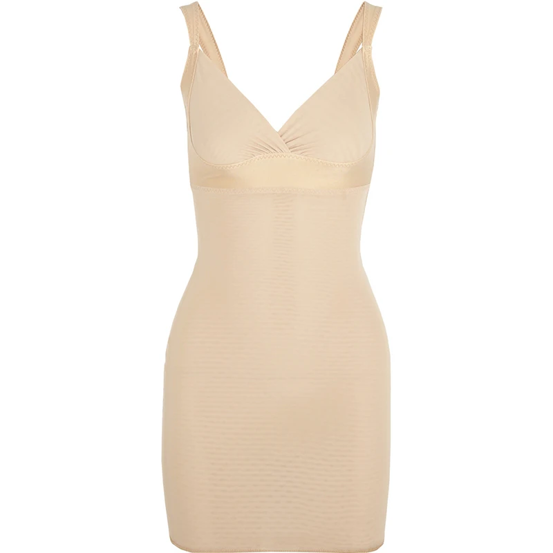 Облегающее платье для похудения коррекции фигуры бесшовное с высокой талией