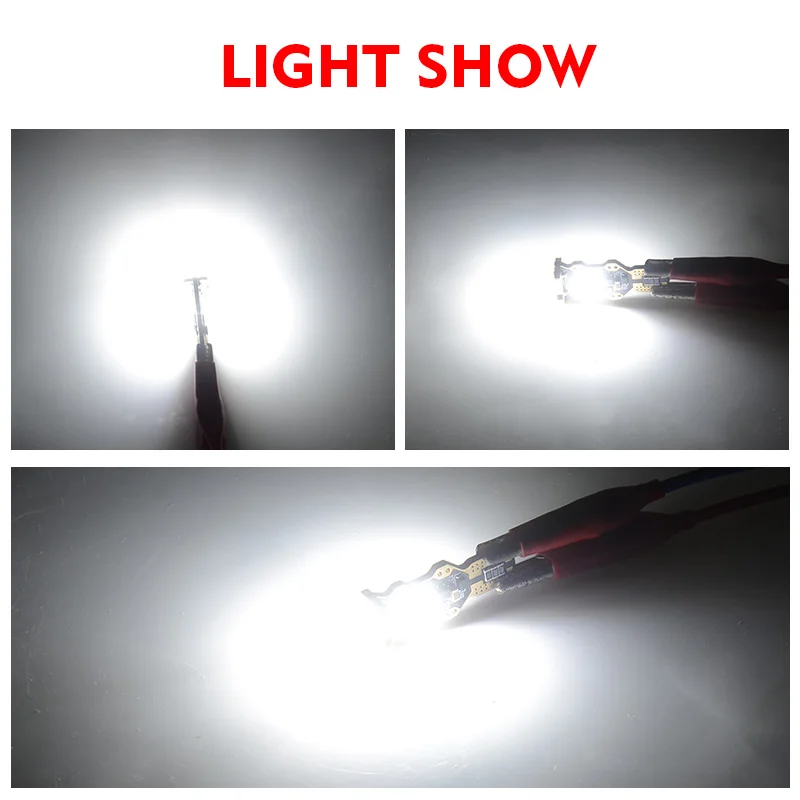 NAOEVO W16W T15 LED Blub Car 12V 24V CANBUS Error Free Super Bright 5W 1300LM Auto 921 Tail Backup Reverse Light 3030 White Rear |