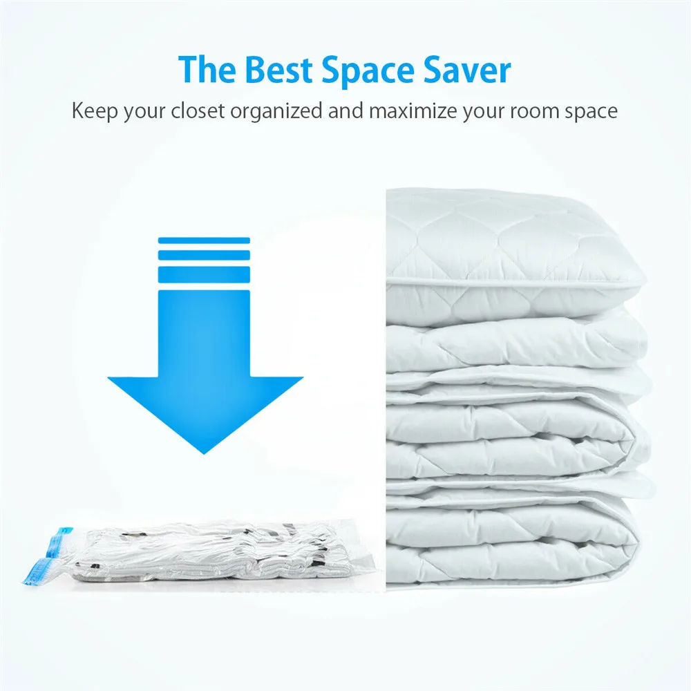 

Travel Saving Space Bag Vacuum Bag Storage Bag Home Organizer Transparent Border Foldable Clothes Organizer Seal Compressed