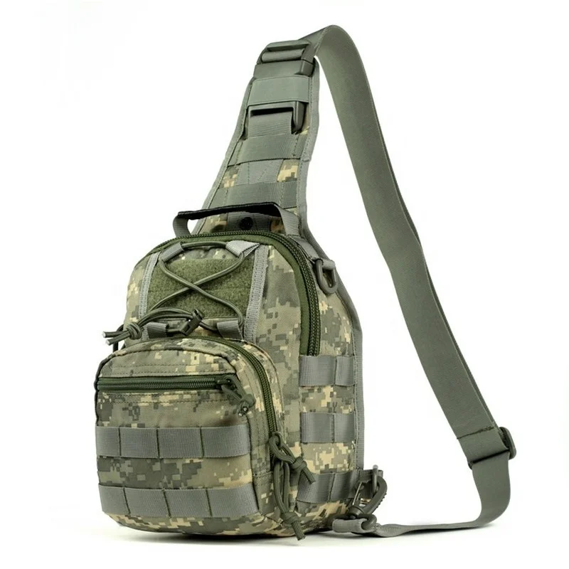 Anti Theft Custom Men Waterproof Leopard Sling Bag With Chain