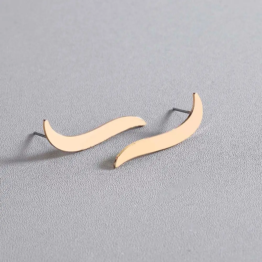 Чандлер в форме листа стиле бохо для скалолазания серьги клипсы кроулер гоночный