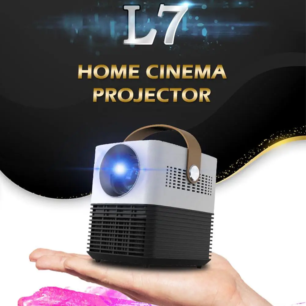 

L7 Smart Mini Pocket Home Projector Portable HD Environmental Protective LED Stereo Surround Sound Video Projection Machine