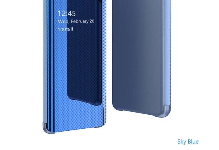 BoeYink умный зеркальный Чехол С Откидывающейся Крышкой для samsung Galaxy S10 S8 S9 плюс S10e S7 Edge Note 8 9 A50 A30 A70 A7 A750 чехол