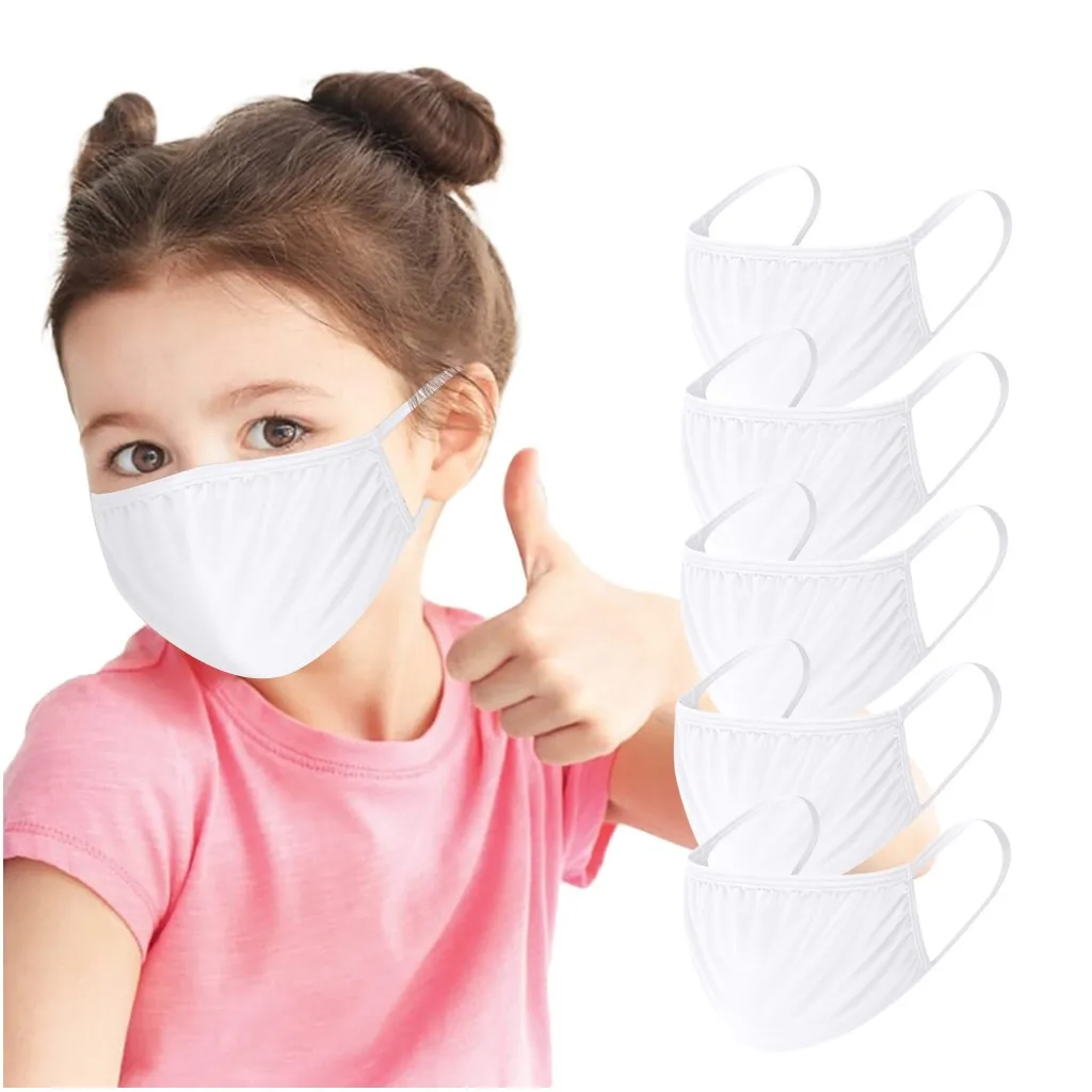 10/20 шт. детские маски для лица черно-белые маскарильясы маска Хеллоуина моющаяся