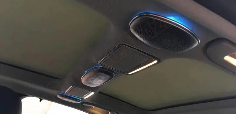 

Auto LED For Benz C/E/S/GLC W222 W213 W205 X253 Ambient Light 3/7/64 Colors Ceiling Speaker Roof Atmosphere Lamp Audio speaker