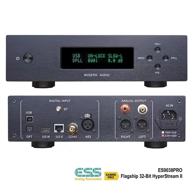 K.s аудио LKS MH-DA004Mini DA004 ES9038pro флагманский ЦАП CSR8670 Crystek CCHD-957 Amanero USB декодер