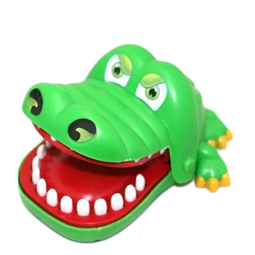 

Crocodile Mouth Dentist Bite Finger Toy Large Crocodile Pulling Teeth Bar Games Toys Kids Funny Toy For Children Gift