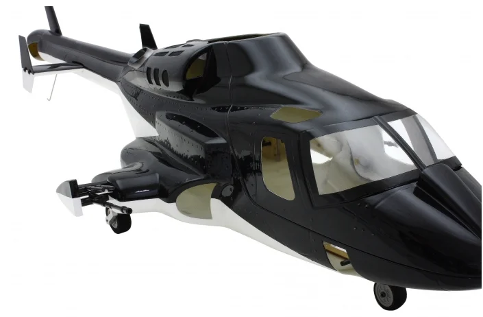 Новая версия колокол 222 предохранитель вертолет airwolf 450 синий черный и металлический посадочный механизм против A-109, UH-1-450 вертолет
