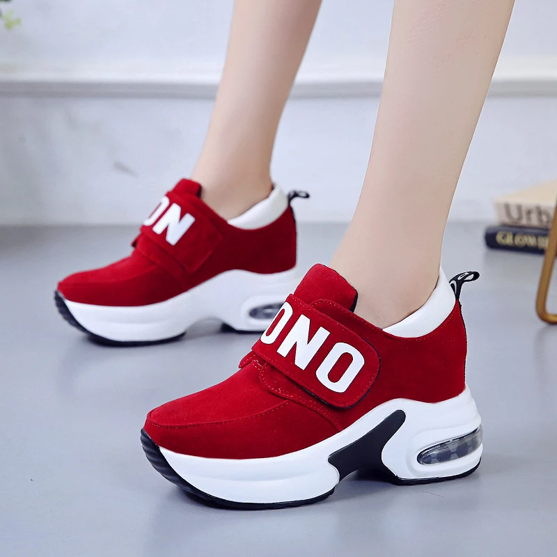 

Women Sneakers 2020 Autumn Women Wedges Shoes High Top Fashion Women Casual Shoes Female Height Increasing Platform Women Shoes