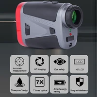 rechargeable rangefinder telescope 7x magnification handheld golf 1000m distance measuring for outdoor travel sal99