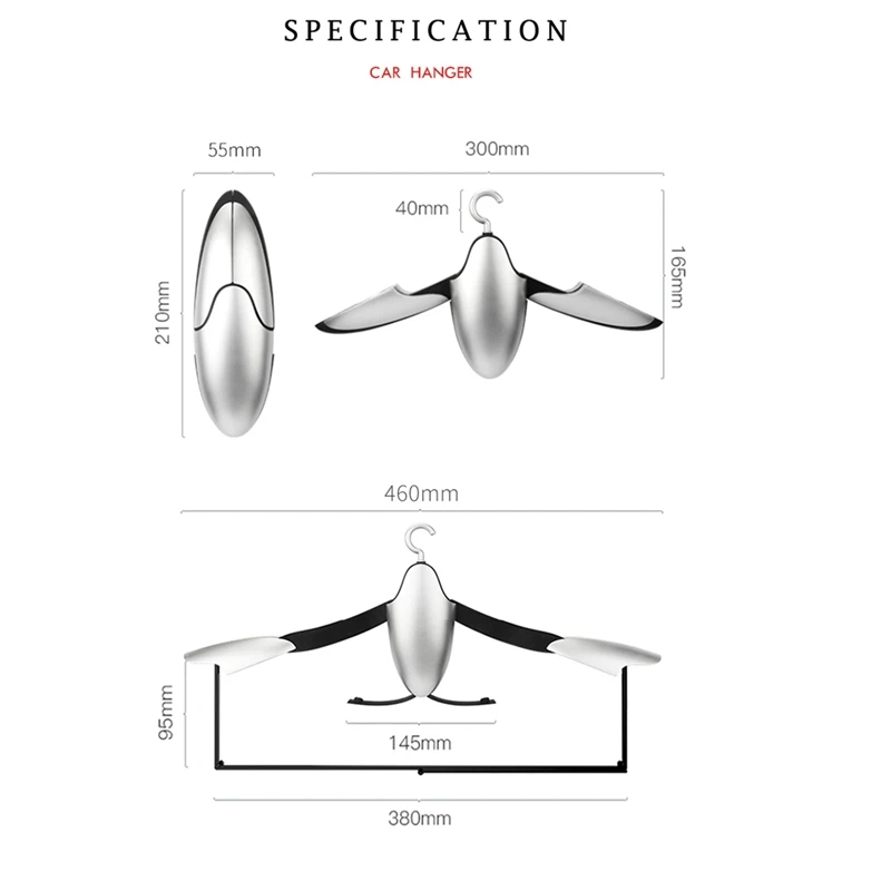Автомобильная вешалка Abs складные роскошные аксессуары многофункциональный