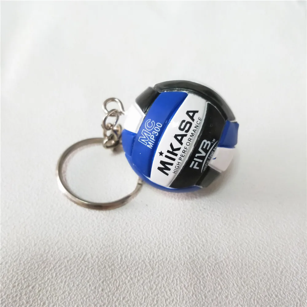 V200w Volleyball Keychain Sport Key Chain Car Bag Ball Volleyball Key Ring Holder Volleyball Gifts For Players Keyring Keychains - Цвет: 19