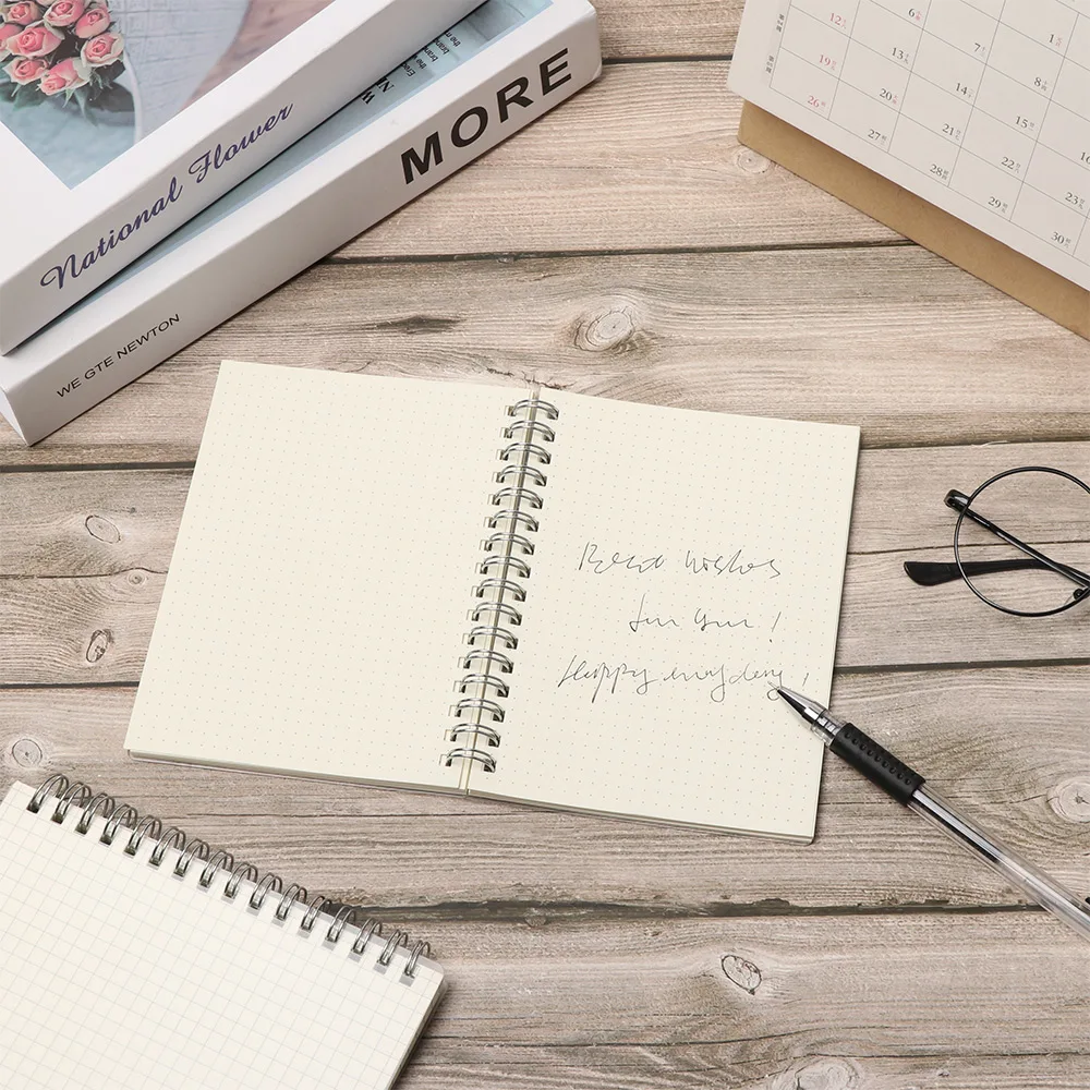 Блокнот формата А5 в сетку еженедельный планер чертежный ежедневник без рисунка