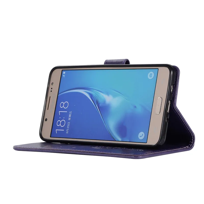 Чехол для Samsung Galaxy J7 2016 кожаный чехол телефона J710 J710F J710M J710FN с откидной крышкой