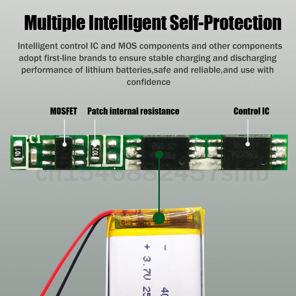 Литий-полимерный перезаряжаемый литий-ионный аккумулятор 3 7 в 250 мА/ч 402530 042530 для