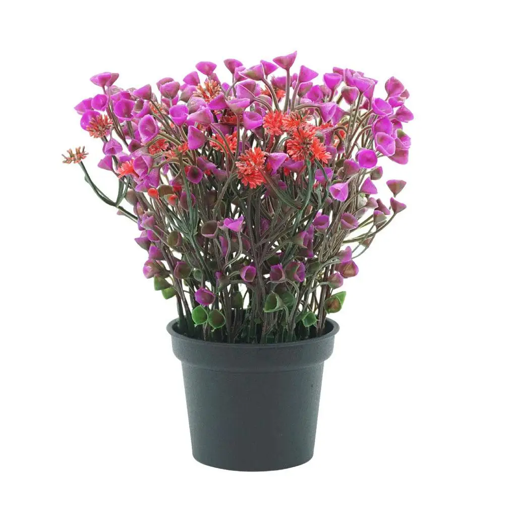 

1Pc Potted Artificial Flower Bonsai Performance Stage Garden Wedding Party Decor
