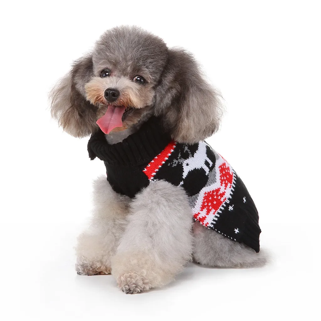Повседневный Рождественский жилет для домашних животных кошек собак свитер