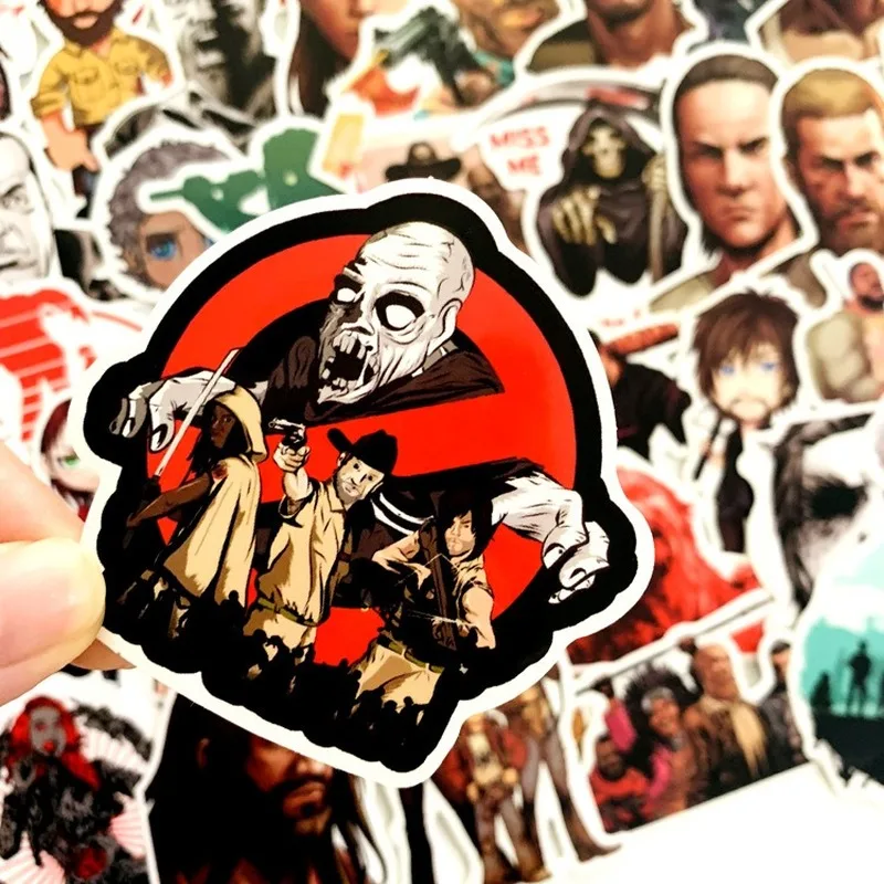 50 шт. стикер американского театра Ходячие мертвецы фильм мультфильм каракули