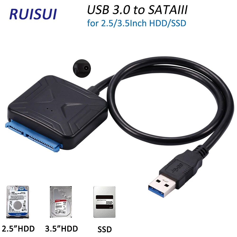 Convertitore 22 Pin SATA III a cavo USB connettore cavo adattatore da USB 3.0 a SATA per SSD HDD