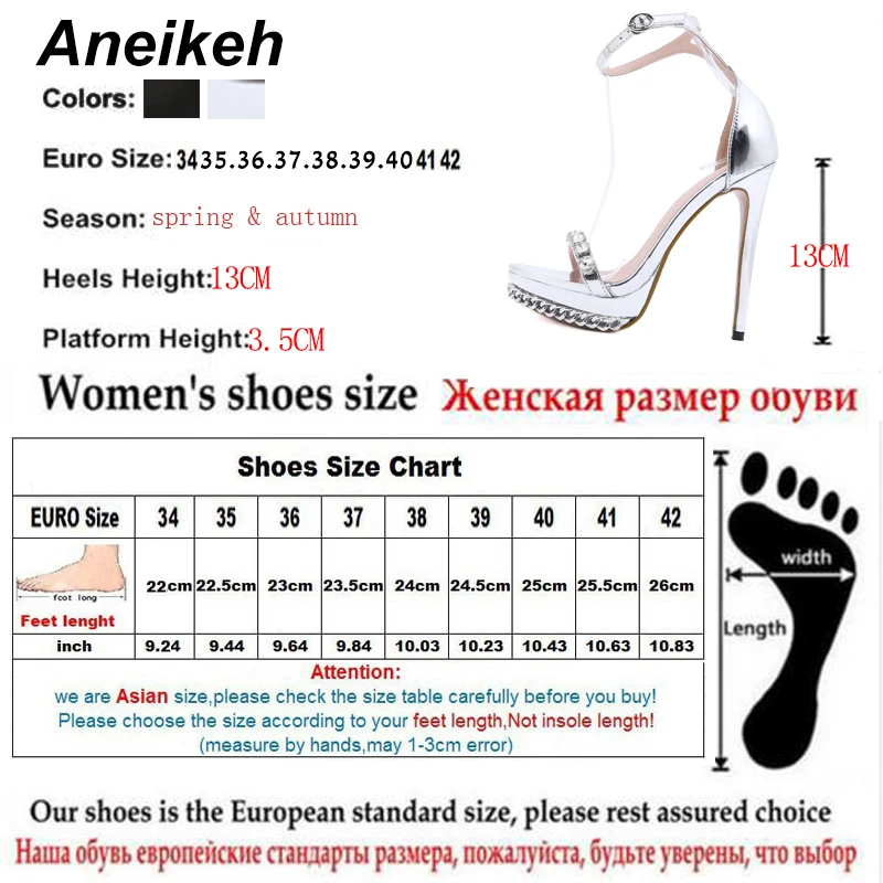 Женские босоножки со стразами Aneikeh летние с металлическим украшением открытым
