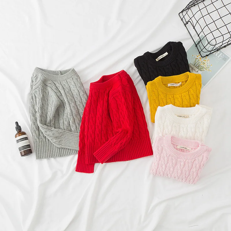 Свитер для маленьких девочек осенние свитера одежда мальчиков и От 1 до 7 лет