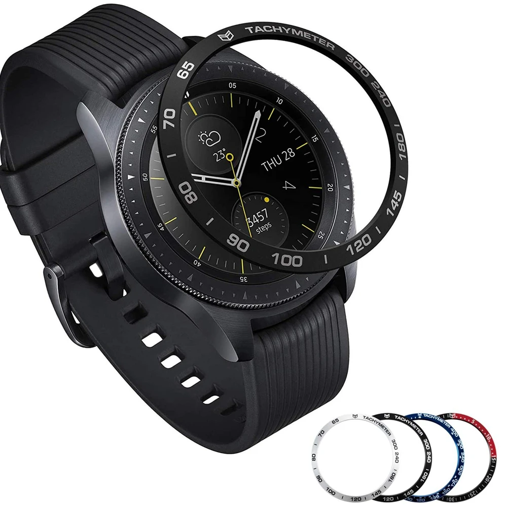 Для samsung galaxy watch huawei gt 2 46 мм 42 Безель кольцо для Gear S3 Frontier Классический ободок