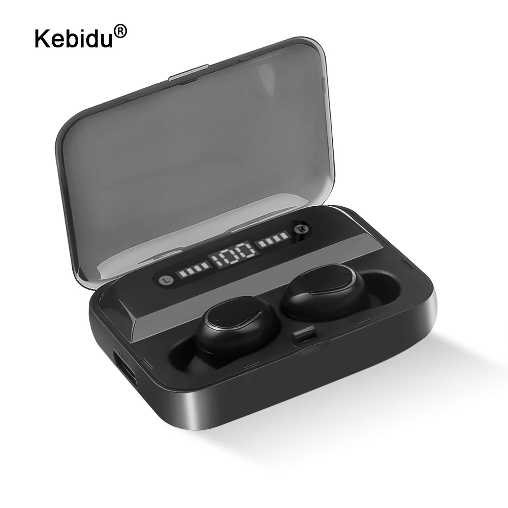 Kebidu F9 5 наушники Bluetooth беспроводные спортивные вкладыши TWS игровые