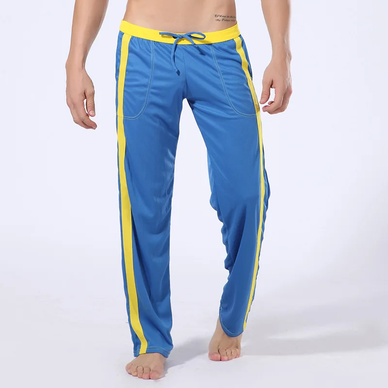 

Men's Fitness Pants Fashion Lace Up Stripe Casual Pants Loose and Comfortable Trousers Breathable and Quick Drying Sweatpants