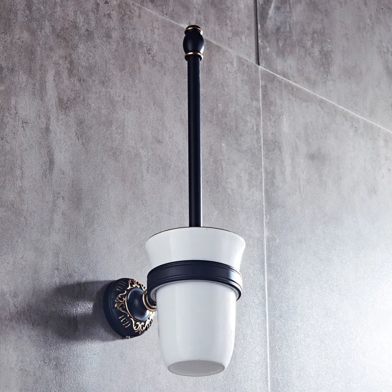 Держатель для туалетной щетки алюминиевый керамический стакан держатель