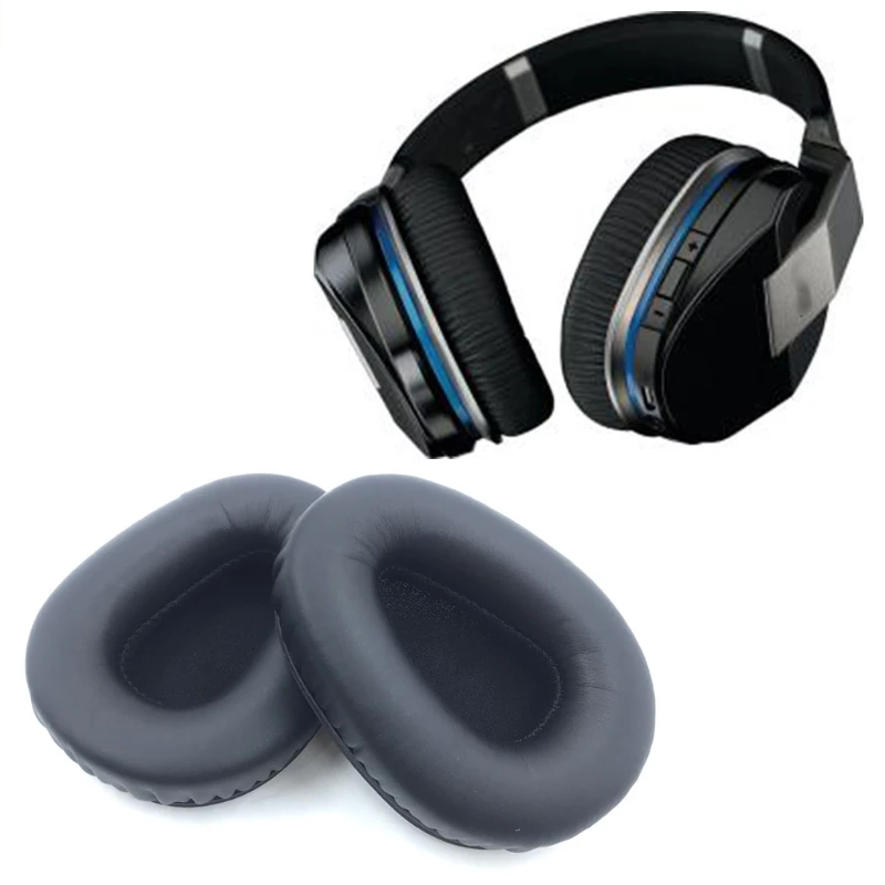 

2 Pieces Ear Pads for UE6000 Headphones ,Earpads Replacement Pad PU Leather Sponge Foam H3CA