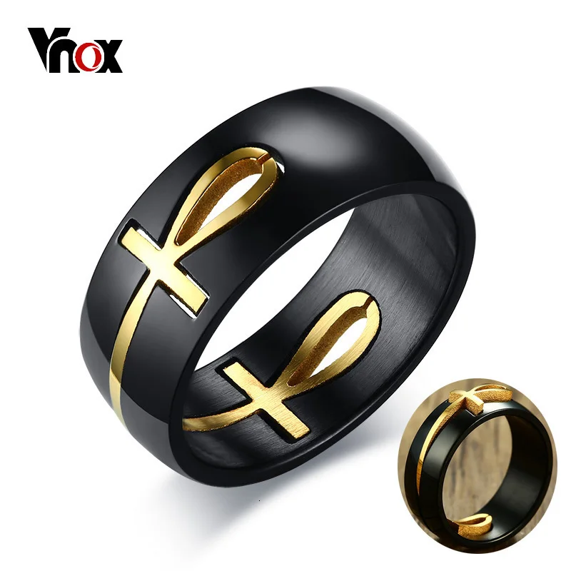 Vnox съемный Аллах Кольцо для Для мужчин Стильный Нержавеющая сталь мужской ювелирные изделия Религия Альянс ювелирные