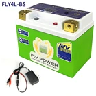 Аккумулятор для запуска мотоцикла FLY4L-BS, 12 В, 24 Втч, CCA, 160A BMS, 12 В, литий-железо-фосфатный скутер, LiFePO4 батареи YTX4L-BS YT4L YTX4L