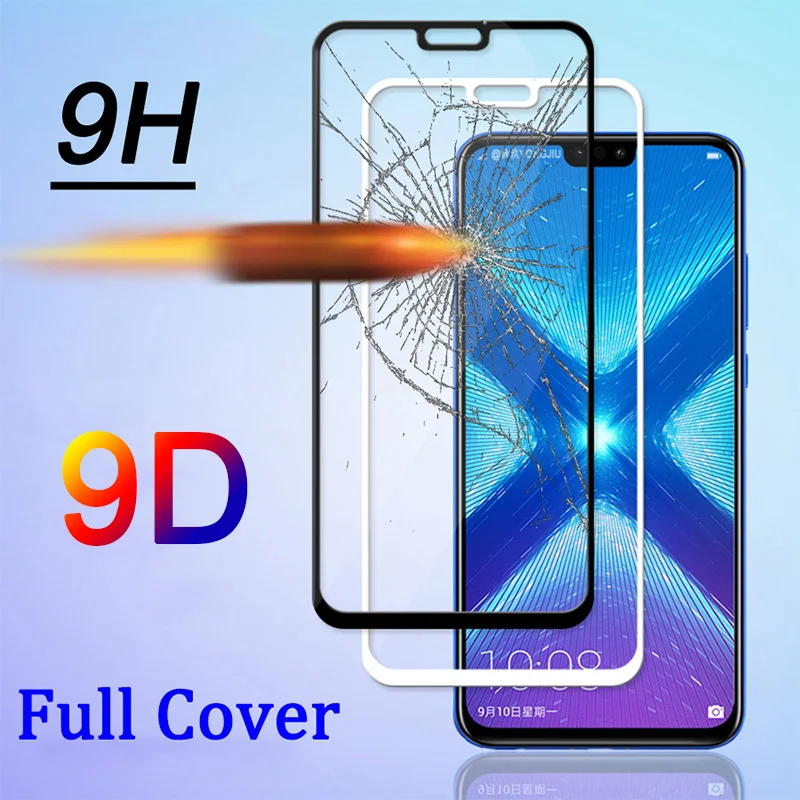 

9D Screen Protector for Honor 9X 10X Lite 8X 9S 8S 7S 7X 6X Protective Glass on Huawei Honor 10 Lite 20 Pro 10i 20i 9 Glass