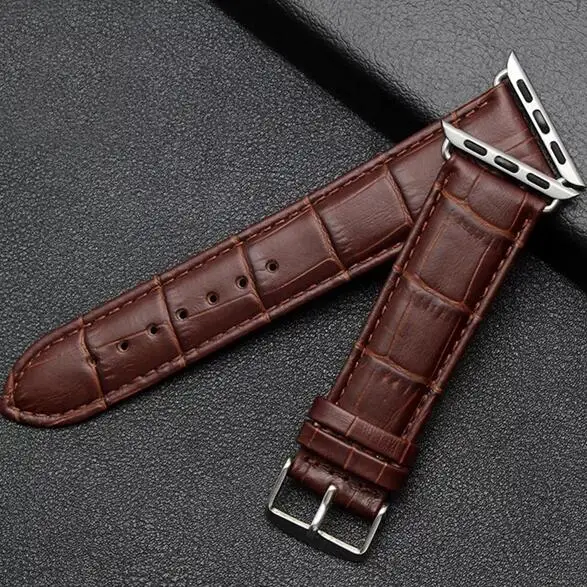 Лучший кожаный ремешок для Apple Watch 42 мм 38 40 44 iWatch Band Спортивная пряжка 5 4 3 2 1 |