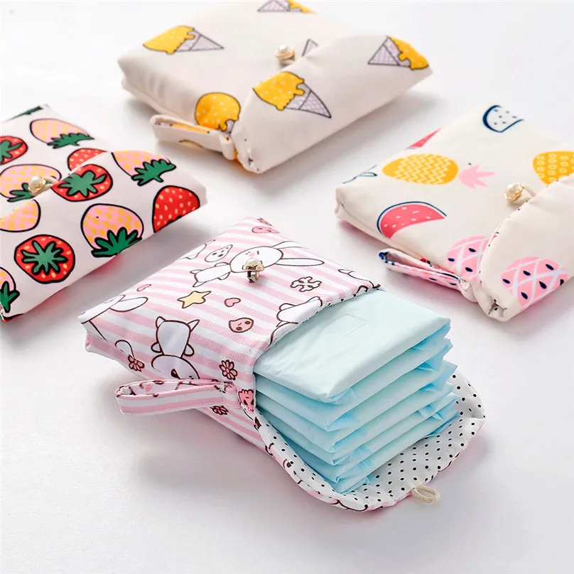 Многоразовый моющийся влажный мешок для хранения гигиенических подушечек