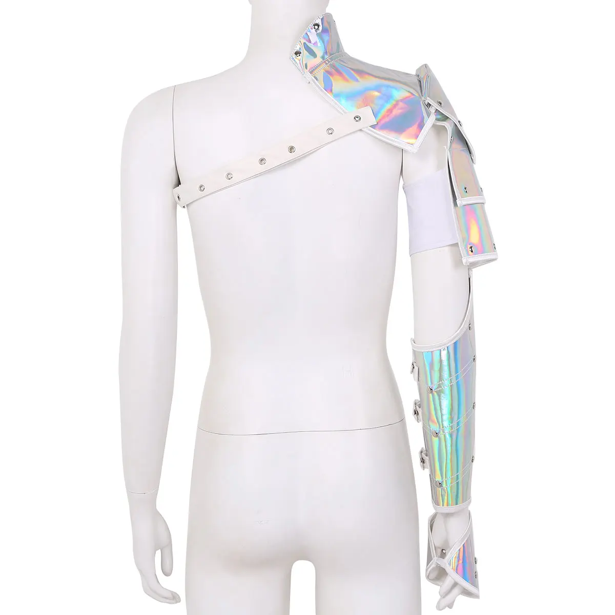 Мужской и Женский костюм для косплея готический из искусственной кожи в стиле