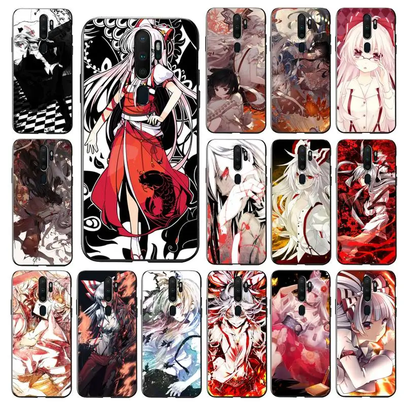 MaiYaCa Fujiwara No Mokou Phone Case for Vivo Y91C Y11 17 19 17 67 81 Oppo A9 2020 Realme c3