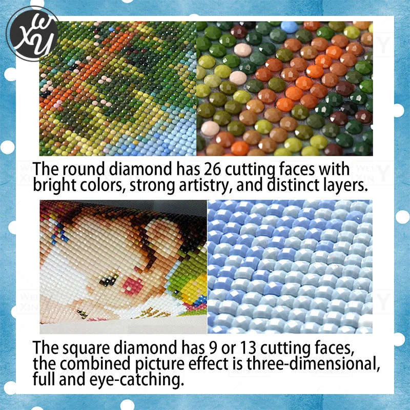 Фото на заказ 5D алмазная вышивка живопись полностью круглая квадратная стразы