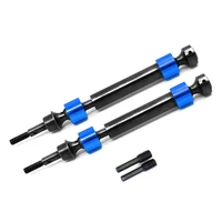 steel cvd front rear universal drive shafts axles for 110 traxxas maxx 4s 89706 4 rc car upgrade parts replacement accessories