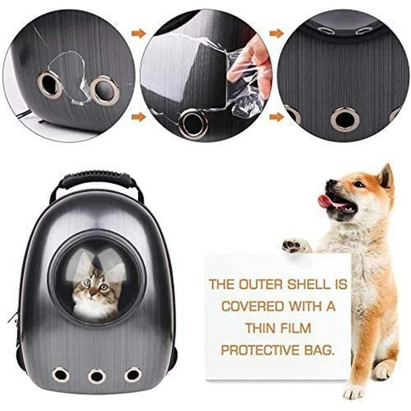 

Portable Travel Pet Carrier Backpack for Dog and Cat Space Capsule Waterproof Knapsack Outdoor Breathable Pet Bag