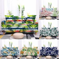 tropical elastic sofa cover for living room sofa cover chaise lounge sectional couch cover corner sofa slipcover 1234 seaters