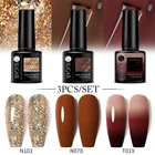 Гель-лак для ногтей полуперманентный с блестками