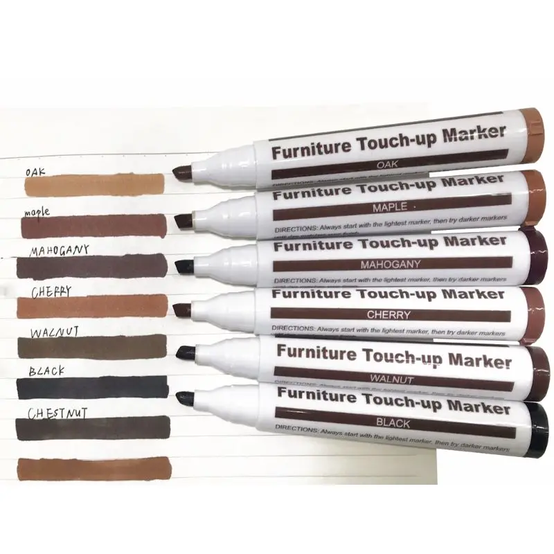 

P15F Wood Repair System Kit Filler Sticks Touch Up Marker Floor Furniture Scratch Fix