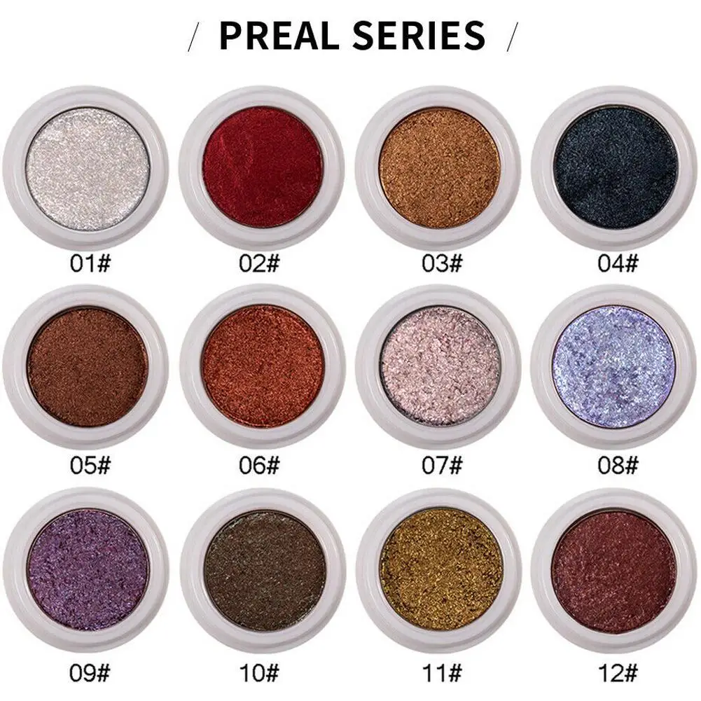 Горячая продажа матовые тени с металлическим блеском для век Палитра