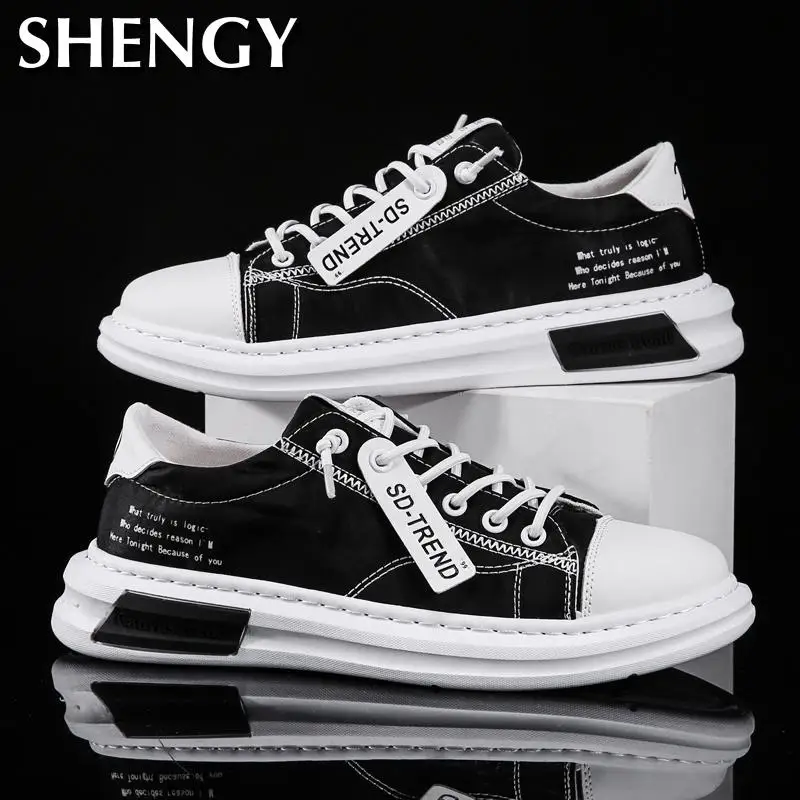 Новая обувь Мужская модная повседневная для скейтборда Легкая прогулочная