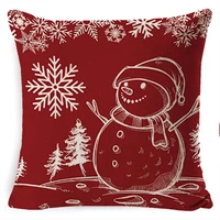 snowman cushion cover pillow decorative cushion cover pillow decorative pillowcase for sofa pillowcover 45x45 cm cushion cover