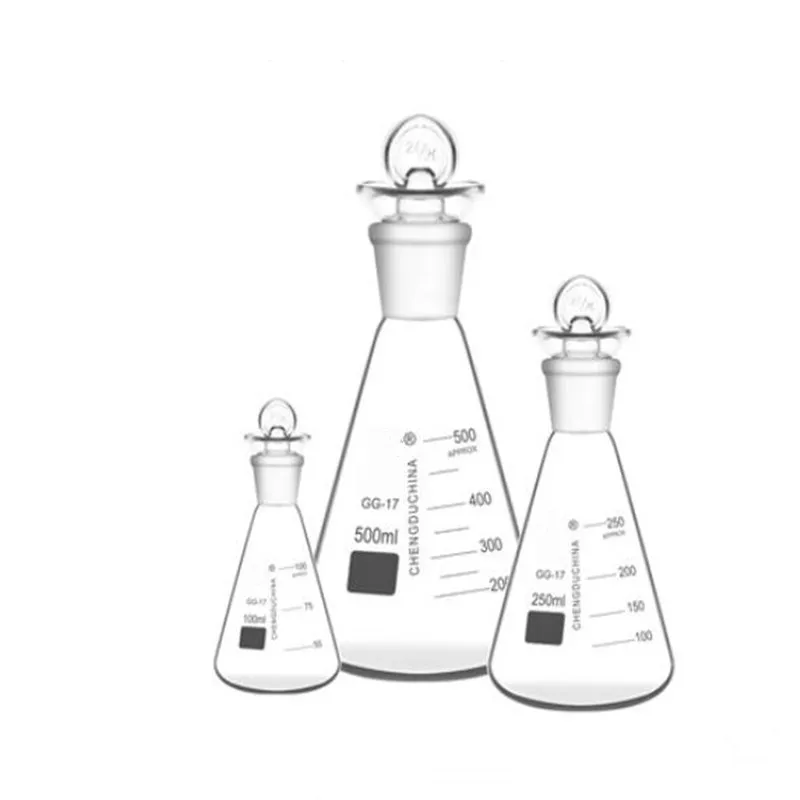 

Triangle flask,Iodine cone flask,high borosilicate glass flask50ml-1000ml chemical laboratory teaching equipment