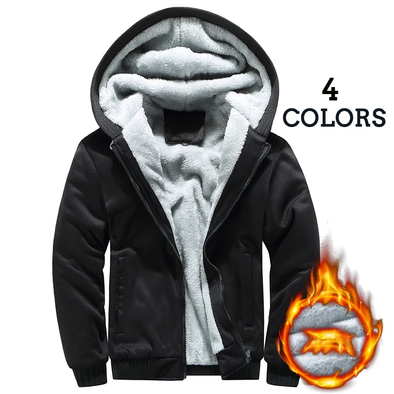 

Мужские толстовки с флисовой подкладкой, зимние толстые теплые женские толстовки на молнии, пальто, спортивная одежда, мужская уличная одеж...