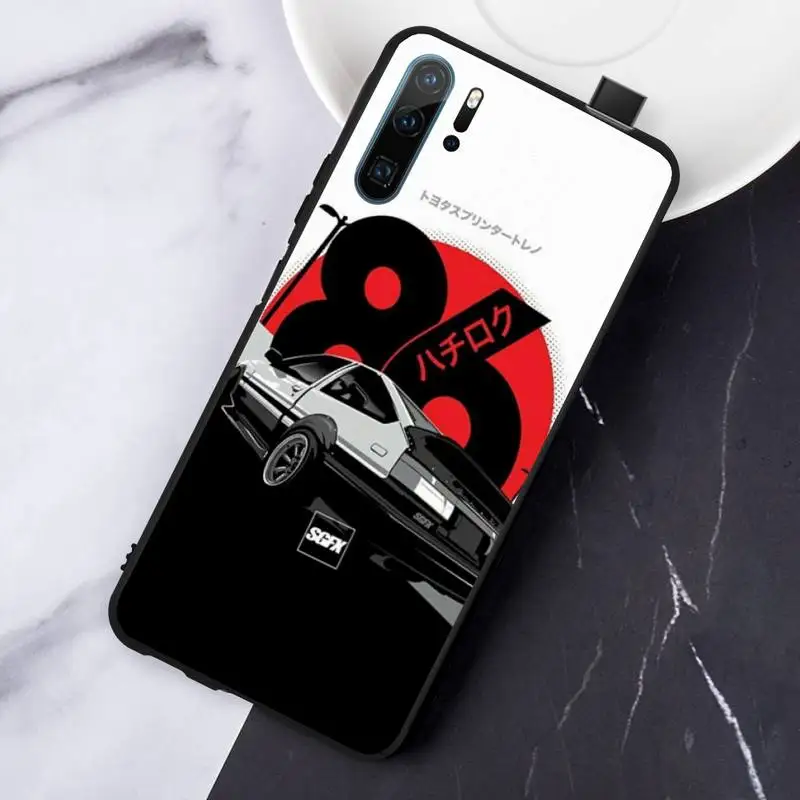 

AE86 Initial d Japan anime Phone Case For Huawei honor Mate P 10 20 30 40 Pro 10i 9 10 20 8 x Lite